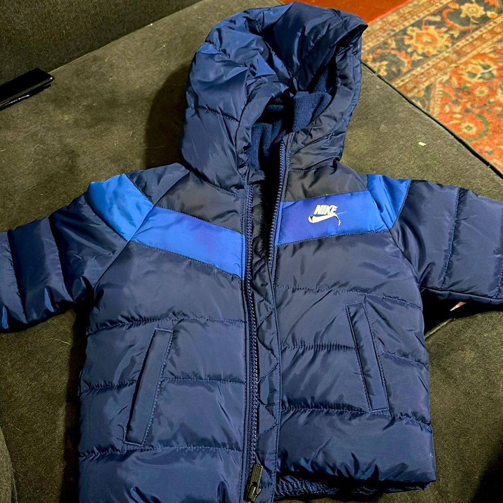 Worn once 18 month NIKE puffer coat with thermal lining